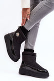 Cozy Eco Leather Women's Snow Boots with Thick Fur Lining