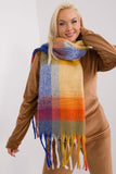Colorful Plaid Scarf with Tassels for Fall and Winter