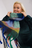 Colorful Plaid Scarf with Tassels for Fall and Winter