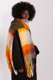 Colorful Plaid Scarf with Tassels for Fall and Winter