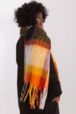 Colorful Plaid Scarf with Tassels for Fall and Winter
