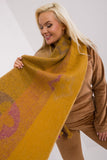 Decorative Striped Long Scarf with Tassels for Fall Style