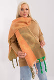 Decorative Striped Long Scarf with Tassels for Winter