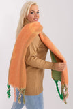 Decorative Striped Long Scarf with Tassels for Winter