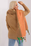 Decorative Striped Long Scarf with Tassels for Winter