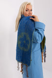 Decorative Striped Scarf with Tassels for Autumn Style