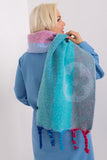 Stylish Decorative Striped Long Scarf with Tassels