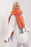 Decorative Striped Scarf with Tassels for Fall & Winter