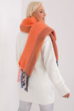 Decorative Striped Scarf with Tassels for Fall & Winter