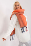 Decorative Striped Scarf with Tassels for Fall & Winter