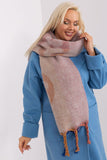 Decorative Striped Long Scarf with Tassels for Winter Style