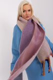 Decorative Striped Long Scarf with Tassels for Winter Style