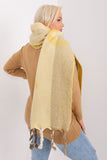 Decorative Striped Long Scarf with Tassels for Winter
