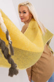 Decorative Striped Long Scarf with Tassels for Winter