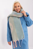 Decorative Striped Long Scarf with Tassels for Winter