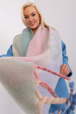 Decorative Striped Long Scarf with Tassels for Winter