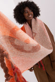 Stylish Long Scarf with Decorative Stripes and Tassels