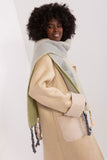 Chic Decorative Stripe Scarf with Tassels for Winter