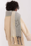 Chic Decorative Stripe Scarf with Tassels for Winter