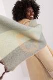 Decorative Striped Long Scarf with Tassels