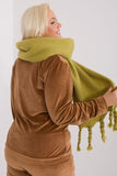 Smooth Textured Scarf with Tassels for Fall and Winter