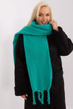 Stylish Long Smooth-Textured Scarf with Tassels