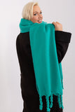 Stylish Long Smooth-Textured Scarf with Tassels