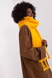 Long Smooth Textured Scarf with Tassels for Fall & Winter