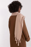 Smooth Textured Scarf with Tassels for Fall & Winter
