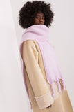 Long Smooth Textured Scarf with Tassels for Fall & Winter