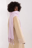 Long Smooth Textured Scarf with Tassels for Fall & Winter