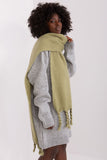 Smooth Textured Scarf with Tassels for Fall & Winter