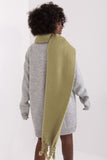 Smooth Textured Scarf with Tassels for Fall & Winter