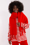 Smooth Textured Tassel Scarf for Fall and Winter Use
