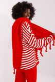 Smooth Textured Tassel Scarf for Fall and Winter Use