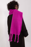 Smooth Textured Scarf with Tassels for Fall and Winter
