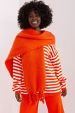 Elegant Smooth-Textured Scarf with Tassels for Fall/Winter