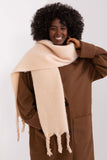 Smooth Textured Scarf with Tassels for Fall/Winter