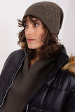 Warm Winter Women's Beanie Hat with Rhinestone Detail