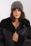 Warm Cashmere Women's Beanie Hat with Rhinestone Detail