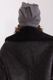 Warm Cashmere Women's Beanie Hat with Rhinestone Detail