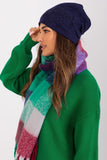 Warm Cashmere Women's Beanie Hat with Rhinestone Accent