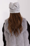 Warm Women's Beanie Hat with Rhinestone Detail