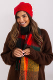 Warm Women's Cashmere Beanie Hat with Rhinestone Detail