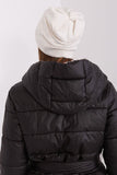 Warm Cashmere Women's Beanie Hat with Rhinestone Detail