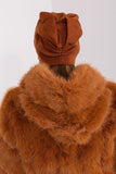 Warm Cashmere Women's Beanie Hat with Rhinestone Detail