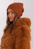 Warm Cashmere Women's Beanie Hat with Rhinestone Detail