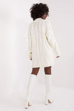 Cozy Turtleneck Dress with Unique Fabric Texture