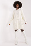 Casual Midi Dress with Unique Fabric Texture and Long Sleeves