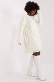Casual Midi Dress with Unique Fabric Texture and Long Sleeves